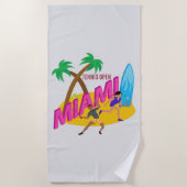 Miani ist für Tennisspieler geöffnet Strandtuch (Vorderseite)