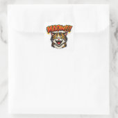 Miaow!! | Funny Cat Sticker for Cat Lovers (Tasche)