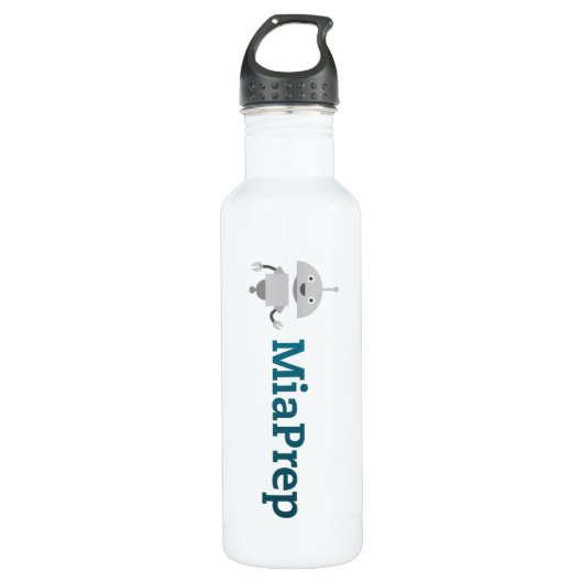 MiaPrep Wasser Flasche Edelstahlflasche (Vorderseite)