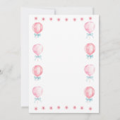 Mias dritter Geburtstag Einladung (Rückseite)