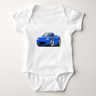 Miata Blau-Auto 1999-05 Baby Strampler
