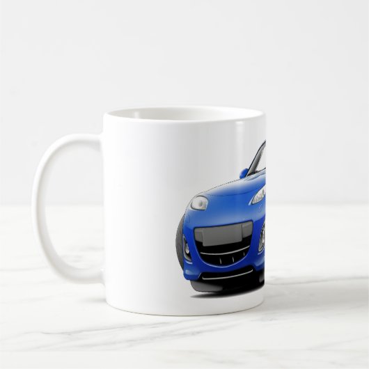 Miata Blau-Auto 2009-13 Kaffeetasse (Links)
