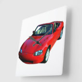 MIATA CLOCK QUADRATISCHE WANDUHR (Winkel)