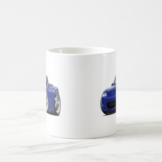 Miata dunkelblaues Auto 1999-05 Kaffeetasse (Mittel)
