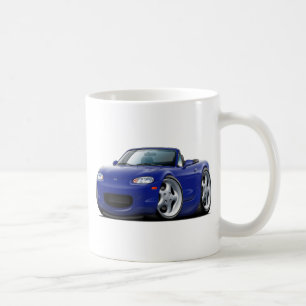 Miata dunkelblaues Auto 1999-05 Kaffeetasse