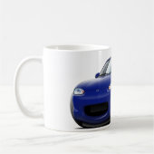 Miata dunkelblaues Auto 1999-05 Kaffeetasse (Links)