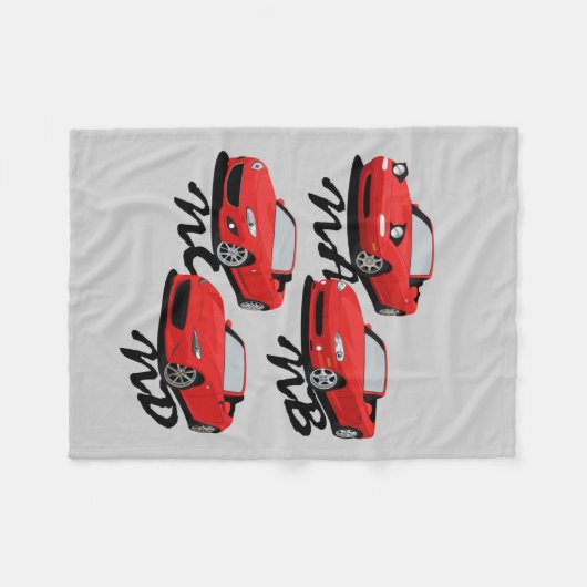 Miata Generationen Fleecedecke (Vorderseite (Horizontal))