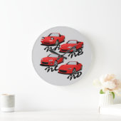 Miata Generationen Große Wanduhr (Zuhause)