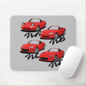 Miata Generations Mousepad (Mit Mouse)