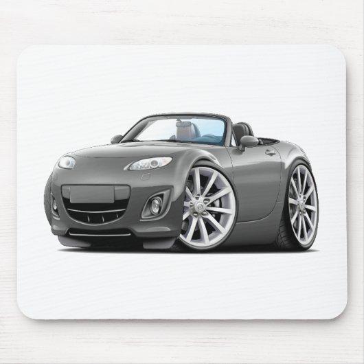 Miata Grau-Auto 2009-13 Mousepad (Vorne)
