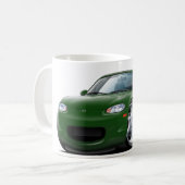 Miata grünes Auto 1999-05 Kaffeetasse (Vorderseite Links)