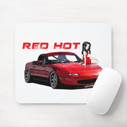 Miata MX-5 glühend Mousepad (Mit Mouse)