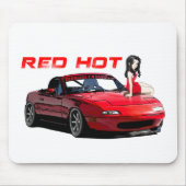 Miata MX-5 glühend Mousepad (Vorne)
