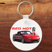 Miata MX-5 Red Hot Schlüsselanhänger (Vorderseite)