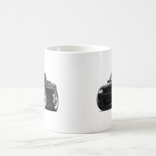 Miata schwarzes Auto 1999-05 Kaffeetasse (Mittel)