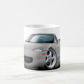 Miata silbernes Auto 1999-05 Kaffeetasse (Mittel)