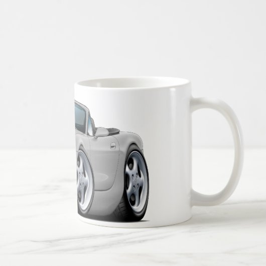 Miata silbernes Auto 1999-05 Kaffeetasse (Rechts)