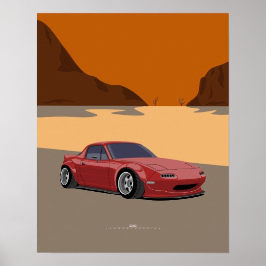Miata Widebody Poster (Vorne)