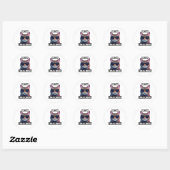 Miau Endboss Cooler Katz Sticker (Blatt)