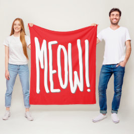 Miau! Fleecedecke