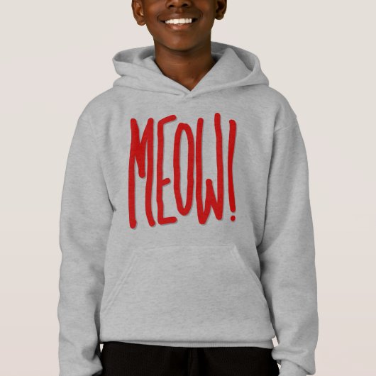 Miau! Hoodie (Vorderseite)