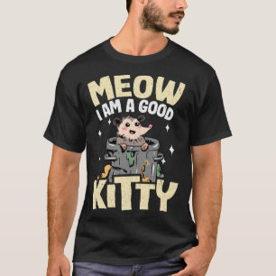 Miau, ich bin ein guter Kitzel-Witz Opossum Meme P T-Shirt