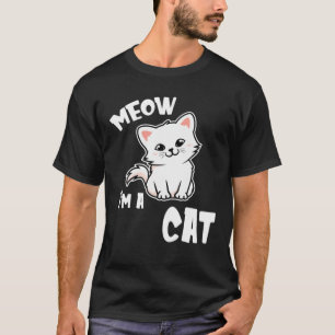 Miau, ich bin eine Katze, süße Kätzchen-Meme-Shirt T-Shirt