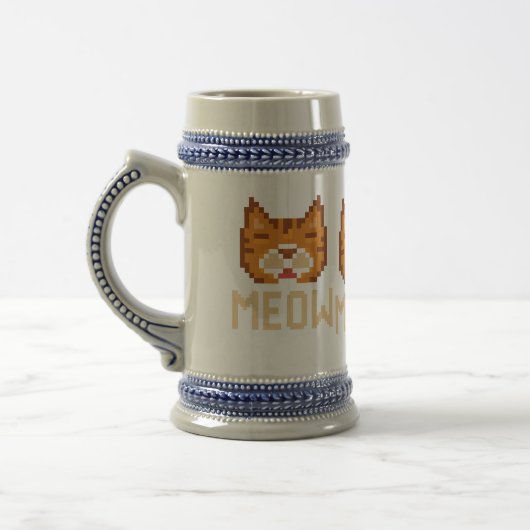 Miau-Katze Bierglas (Links)