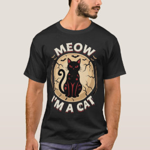 Miau-Katze-Halloween-Grafikdesign_1 T-Shirt