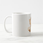 Miau Katzen-Schleife Kaffeetasse (Links)