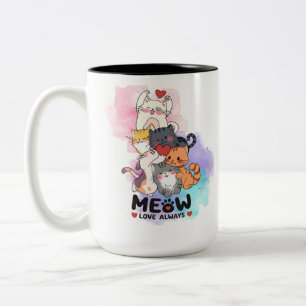 Miau Katzenliebe immer Tasse