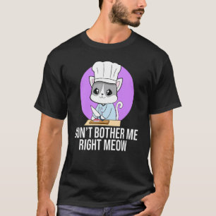 Miau-Kochkatze macht Nigiri-Sushi T-Shirt