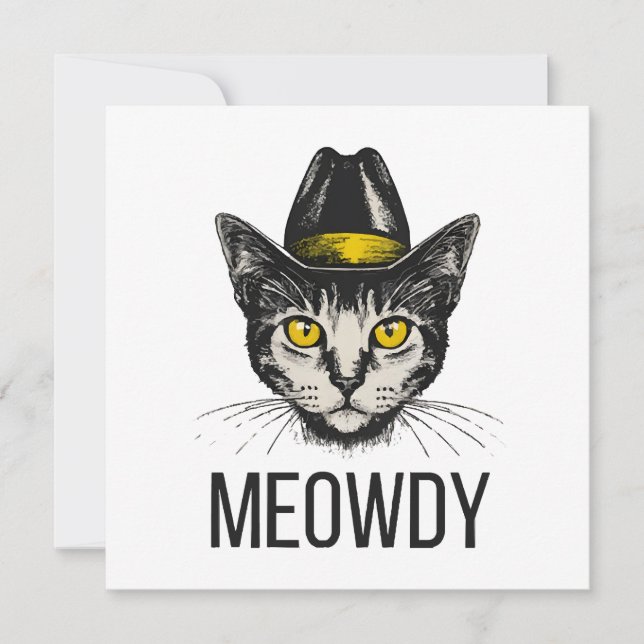 Miau Lustige Katze (Vorderseite)