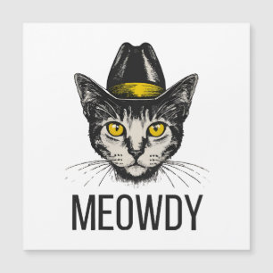 Miau Lustige Katze Magnetkarte