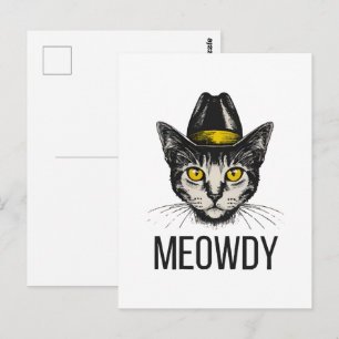 Miau Lustige Katze Postkarte