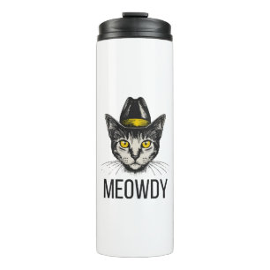 Miau Lustige Katze Thermosbecher