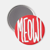 Miau! Magnet (Vorderseite/Rückseite)