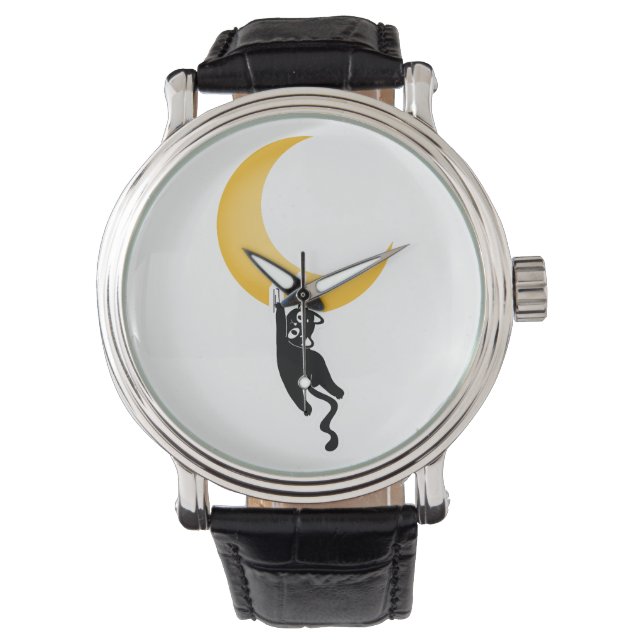 Miau-nlight Armbanduhr (Vorderseite)