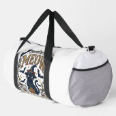 Miau oder Behandle Katze Halloween Gruselige Katze Duffle Bag (Rechte Ecke)