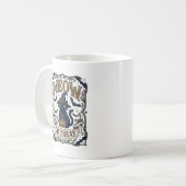 Miau oder Behandle Katze Halloween Gruselige Katze Kaffeetasse (Vorderseite Links)