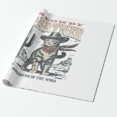 Miau Partner Cowboy Katze Geschenkpapier (Ungerollt)