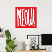 Miau! Poster (Heimbüro)