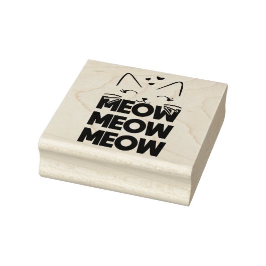 Miau-Stempel Gummistempel (Stempel)