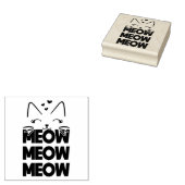 Miau-Stempel Gummistempel (Stempel)
