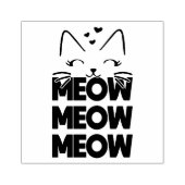 Miau-Stempel Gummistempel (Prägung)