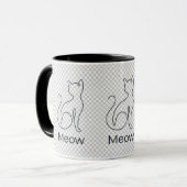 Miau-Tasse Tasse (Vorderseite Links)