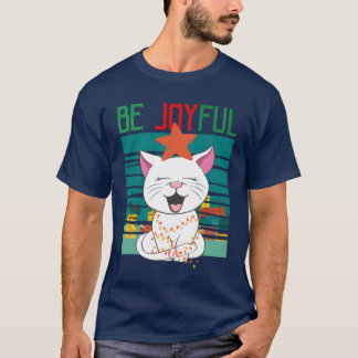 Miau Weihnachten Katze Weihnachten hässliches Weih T-Shirt