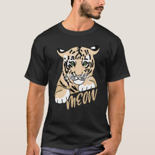 Miau Wilde Katze Raubtier Katzenkönig Tiger Sibiri T-Shirt