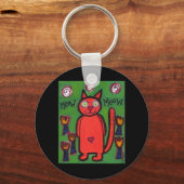 miauen Schlüsselanhänger (Vorderseite)