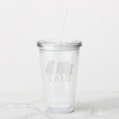 MIAV | EIN WEICHES DESIGN ACRYLTRINKBECHER (Rückseite)